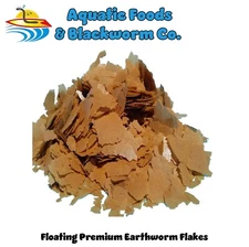Earthworm All Tropical Fish Flakes, USA Made