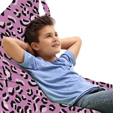 Leopard Spielzeugtasche Sitzsack Gruppe von Haut-Druck-Muster