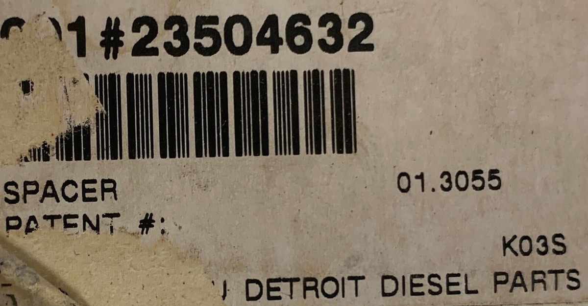 MTU / Detroit Diesel 23504632, Spacer | eBay