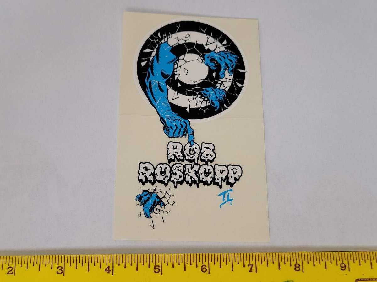80’s NOS VINTAGE SANTA CRUZ Rob Roskopp Rob Roskopp Skateboard Deck - Natural - Santa Cruz - Natural