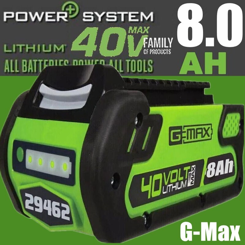 8.0Ah For Greenworks 40V G-MAX Battery Lithium 29472 29462 2