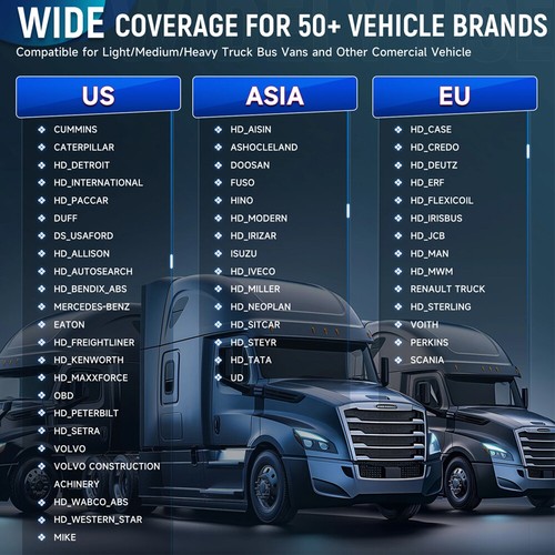 LAUNCH 24V OBD Diesel Truck Diagnostic Tool HGV Truck All System Scanner for DAF - Picture 8 of 20