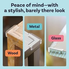 250 Esquineras Transparentes Para Muebles - PVC, Triángulo 1.9x1.9cm, Antipolvo Y Anticolisión