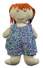 Vtg Primitive Homemade Girl Rag Doll