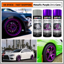 Metallic Purple Wheels Spray Paint Rims Steel Aluminum Primer -free Import Fees