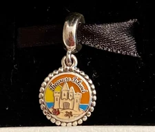 Pandora Authentic Florida Exclusive Treasure Island Sandcastle Charm