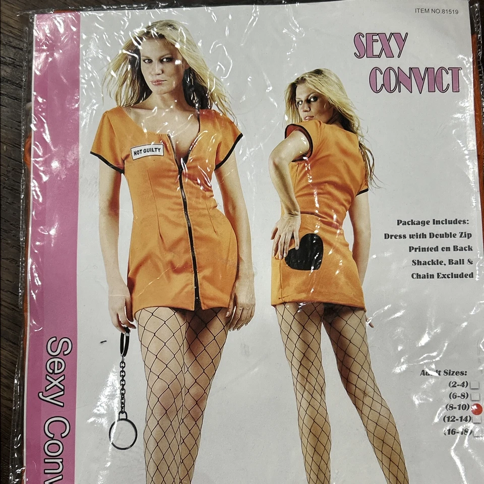 Fantasia sexy condenada adulta tamanho 8-10 cosplay Halloween nova - Imagem 4 de 4