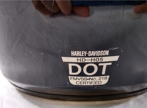 Harley Davidson Motorcycle Matte Black Full Face Modular Helmet Medium HD-H05 - Picture 5 of 9