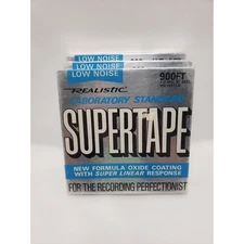 Realistic Supertape 1 Mil 5" Reel 900 ft low noise Realistic laboratory Lot 3
