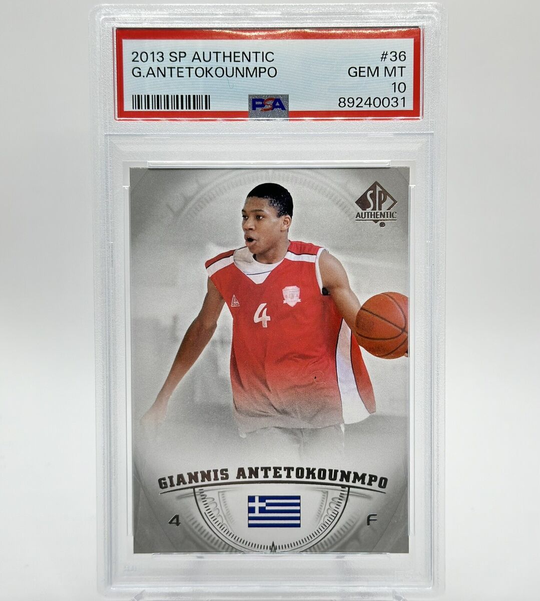 2013-14 SP Authentic Giannis Antetokounmpo Rookie RC #36 PSA 2013-14 SP Authentic Giannis Antetokounmpo Rookie RC #36 PSA