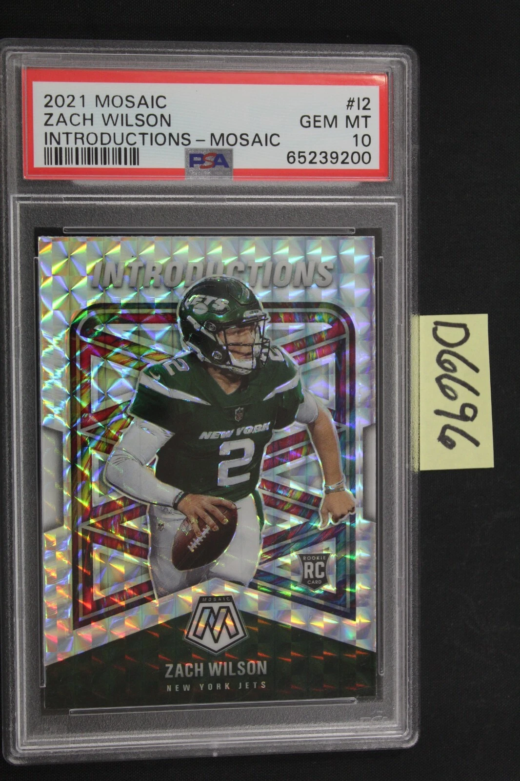 Zach Wilson Panini Mosaic Introductions #I2 Mosaic