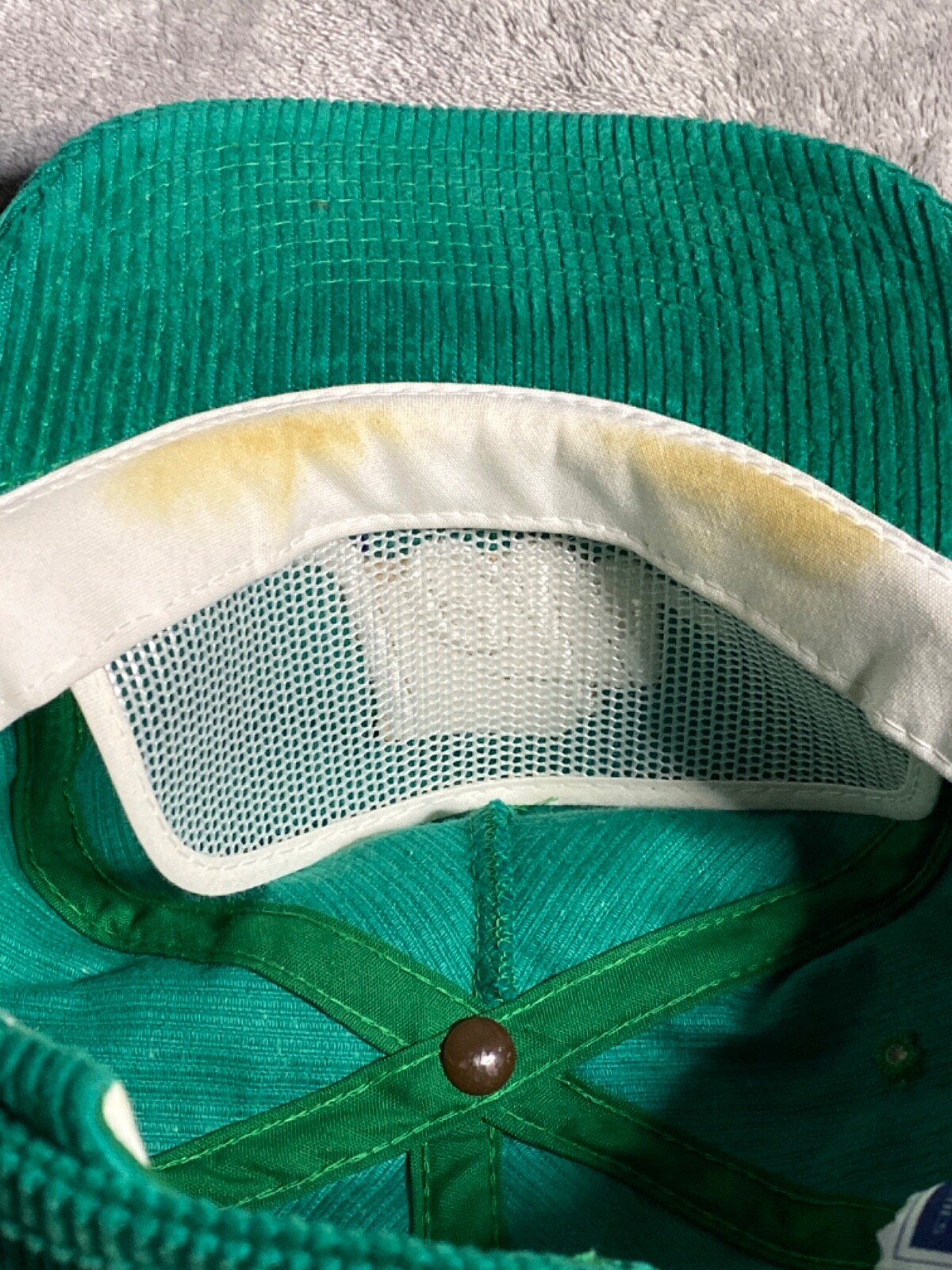 Vintage NY Jets Script Sports Specialties “The Cord” Corduroy Cap Hat