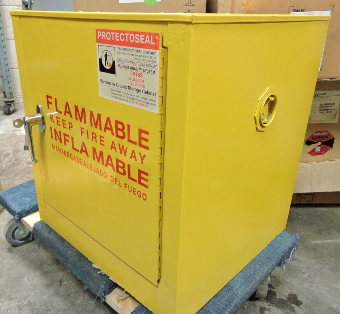 PROTECTOSEAL 5516S Flammable Liquids Storage Cabinet 5-Gallon Fire
