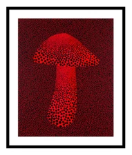 Yayoi Kusama - Mushroom, Giclee Print, Pop Art Poster Abstract Large Wall Decor