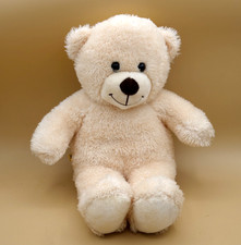 2001 Build A Bear Lil Coconut Cub Cream Teddy Bear Plush Stuffed Animal 16"