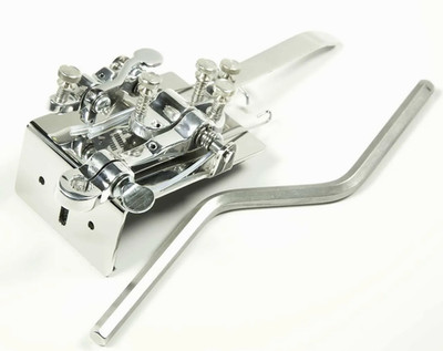 Hipshot B-Bender String Bending with Drop D and G Palm Lever, Chrome 10300C