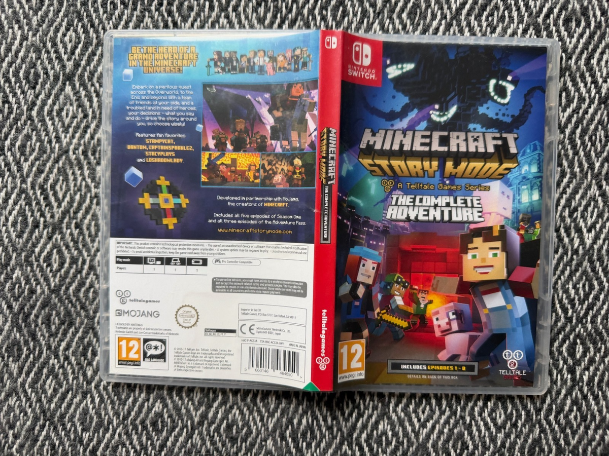 Nintendo Switch MINECRAFT STORY MODE The Complete Adventure Game