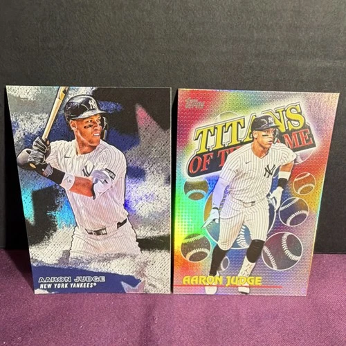 Topps Aaron Judge New York Yankees Stars of MLB & Titans of the Game 2 Card Lot