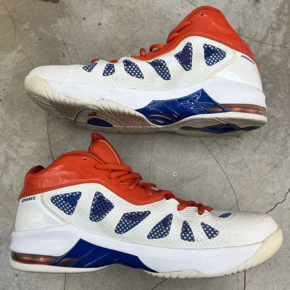 Size 12 Eur 46- Jordan Melo M8 Advance Game Royal Team Orange 542240117 - Image 2 of 4