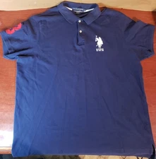 U.S. Polo Assn. Men's Solid Pique Polo Shirt 2XL