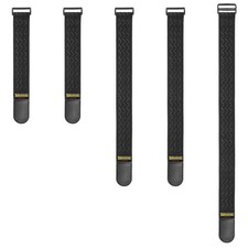 Trilancer Elastic Cinch Straps with 3 size combo(12"+18"+24"), Black