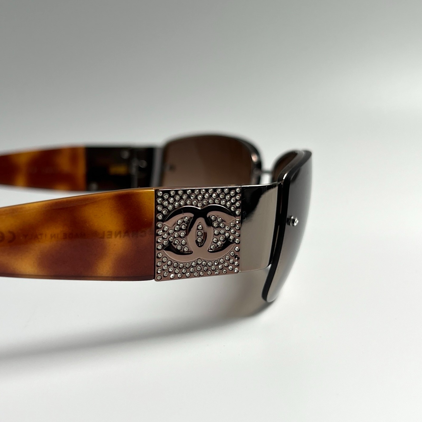 Chanel Rimless Sunglasses Rectangular Authentic B… - image 4