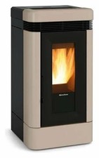 Extraflame LUCIA.16 Taupe Poêle Pellet Revetement Faïence 1292502 12,1KW