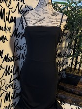RAMPAGE Black Spaghetti Strap Dress Size S