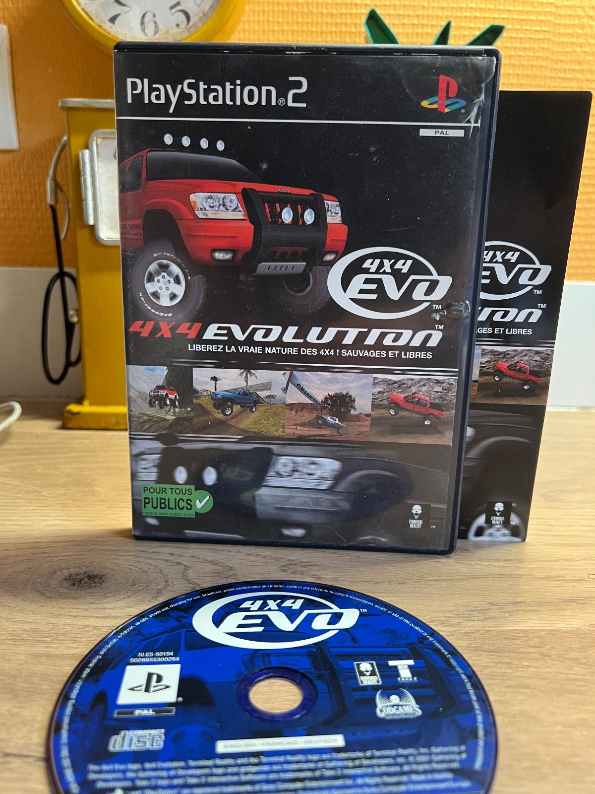 4x4 Evolution – PS2 – Bon état – Complet – PAL