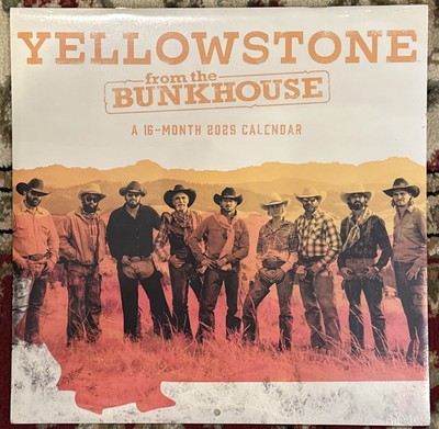 Yellowstone Bunkhouse Calendar 2025 Deluxe 2025 Yellowstone TV Show Wall