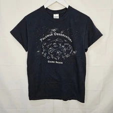 Palomar Observatory California Space Astronomy Short Sleeve Shirt Black Small