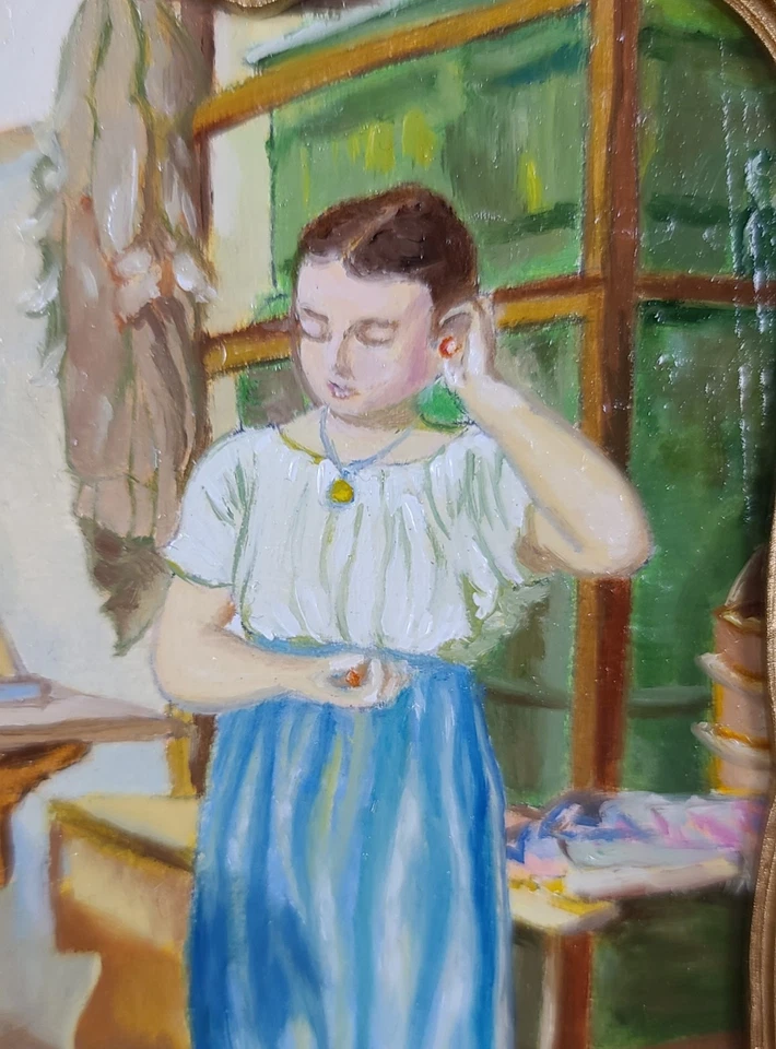 Pintura al óleo original firmada Andrei Klenov 4x6 - firmada 2025 | rusa | MCM Foto 2 de 4