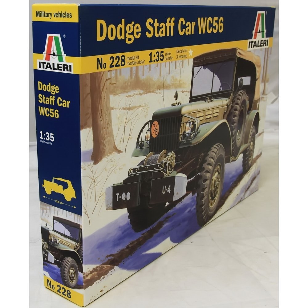 Комплект модели Italeri Dodge Staff Car WC56 для персонала