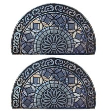 18 X 30 Half Round Door Mat Nonslip Entryway Doormat Durable Rubber Door Mats