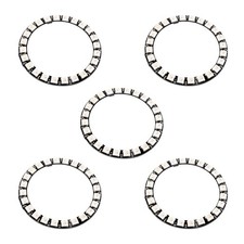 24 Bits RGB LED Rings 24 X WS2812B 5050 Lamp Light with Integrated Drivers, A...