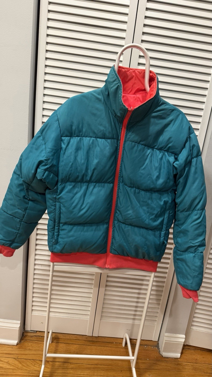 Men's Columbia Reversible Down Puffer Jacket Medium
