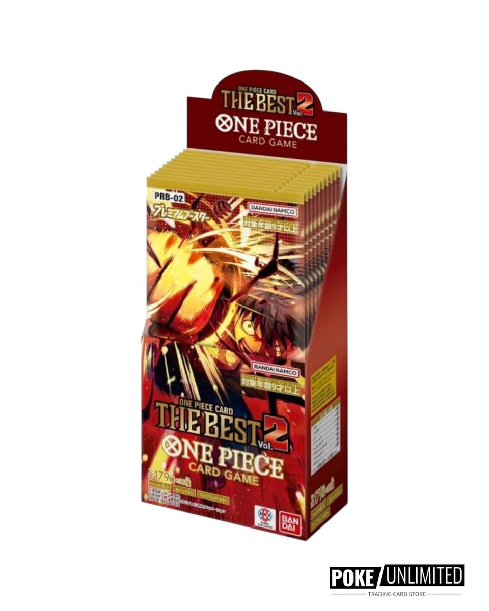 ONE PIECE Card Game Premium Booster2ボックス BANDAI ONE PIECE Card The Best vol.2 Premium Booster PRB-02