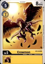 Crowmon BT4-043 U Uncommon Great Legend Digimon Near Mint