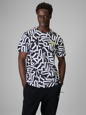 4F Herren T-Shirt Regular mit Print - weiß 4FRSS26TTSHM3773-10A