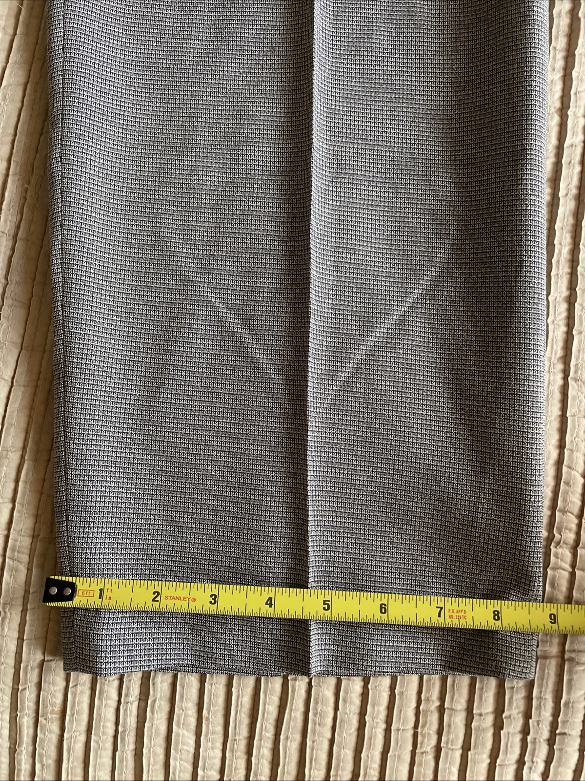 VTG LEVIS Travelers Gray Nailhead Worsted Wool Blend Pant Trouser 36 x 32 RARE image 6