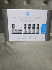 AT T 5 Handset Answering System Cordless Phone Connect To Cell Digital