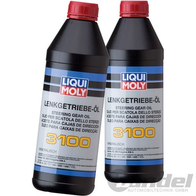 2x1L LIQUI MOLY 3100 HYDRAULIKÖL LENKGETRIEBEÖL SERVOÖL MB 236.3 DEXRON II D
