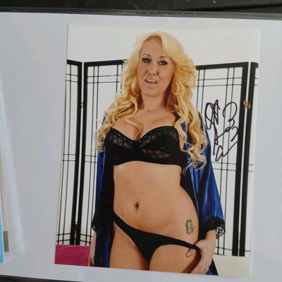 Pornstar Alanna Evans Autographed 8x10 Photo 