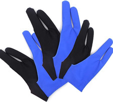 6 Pieces Artist Glove for Drawing Tablet S M L , Two-Finger Tablet Drawing Glov