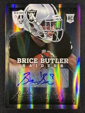 2013 Panini Absolute #110 Brice Butler Spectrum Rookie Autograph Silver /499