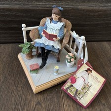 American Girl Doll Pleasant Co Samantha Book End HTF Hallmark Porch Ceramic