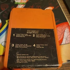 Bad Company Straight Shooter 8-Track Tape 1975 Swan Song Inc. SWS TP 8413