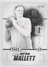 2011 SAGE Hit Make Ready Black 19/50 Ryan Mallett #15 0a1