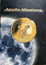 50 lat misji Apollo 18 medali pozłacanych w albumie 