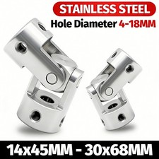 Stainless Steel Coupler Metal Universal Shaft Coupling Flexible Joint Connector